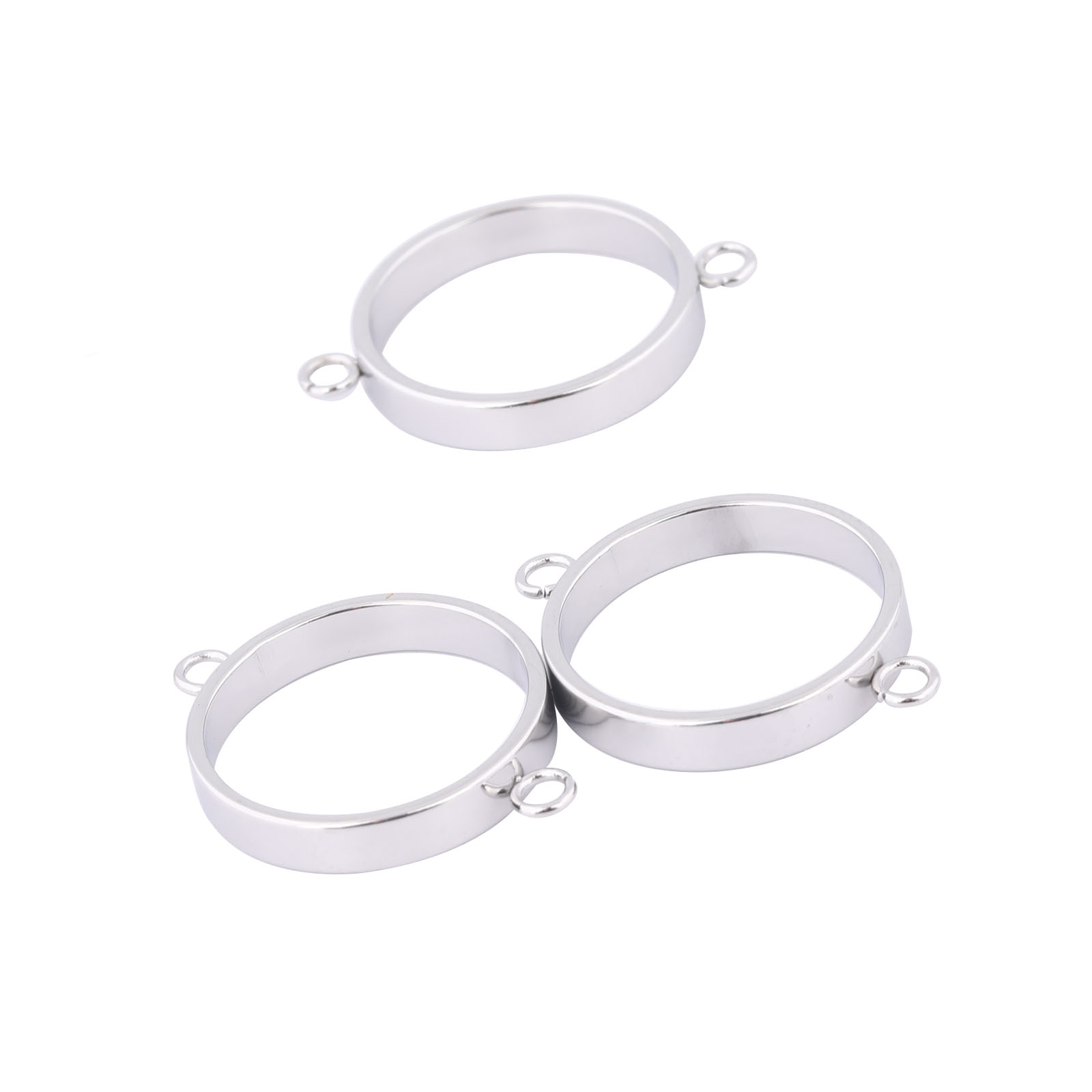 Pendant Blank Bezel - 스테인레스 스틸 오픈 베젤 팔찌 커넥터,