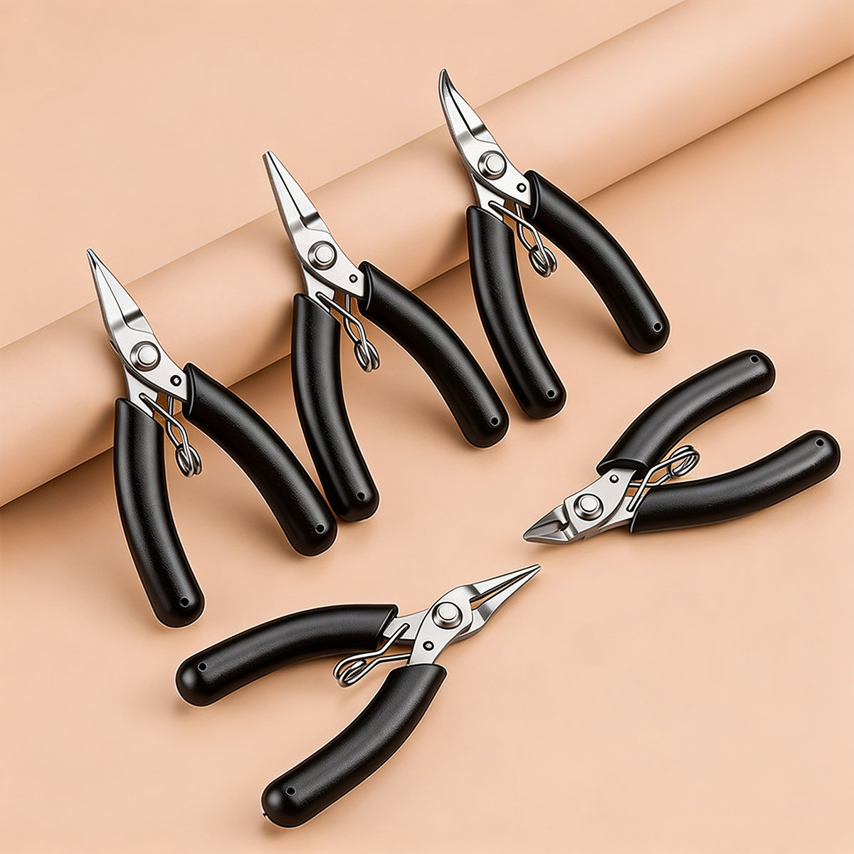 Jewelry Making Pliers Set - 스테인레스 스틸 미니 니들 노즈 플라이어,
