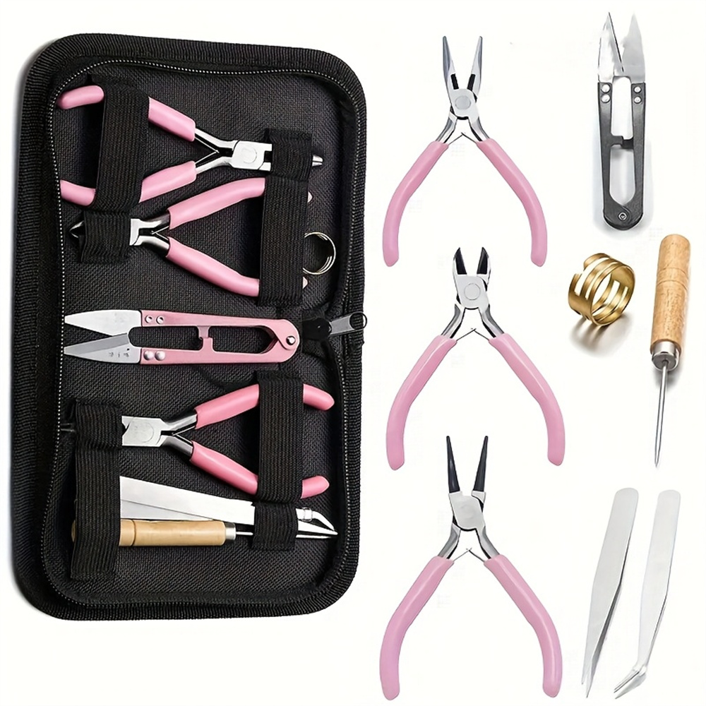 Jewelry Making Pliers Set - 1세트 시니어용 제작 도구 세트, 둥근