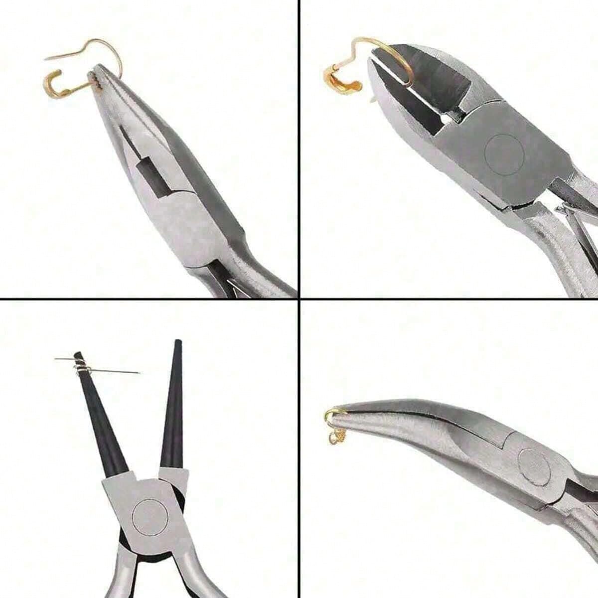 Jewelry Making Pliers Set - 6/5/3개의 바늘 모양 원형 와이어 커터와