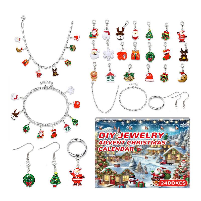 Jewelry Making Kits For Kids - 크리스마스 주얼리 강림절 달력 DIY 팔찌