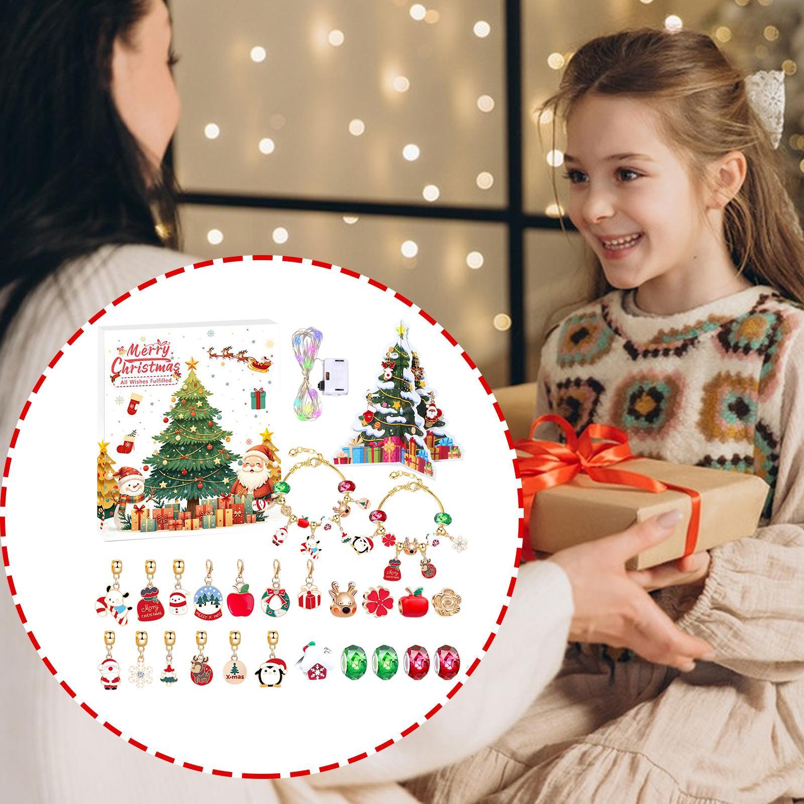 Jewelry Making Kits For Kids - 달력 강림절 매력 크리스마스 카운트다운 달력