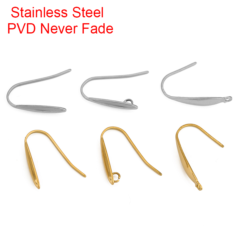 Jewelry Making Designs - 10pcs 절대 페이드 스테인레스 스틸 귀걸이