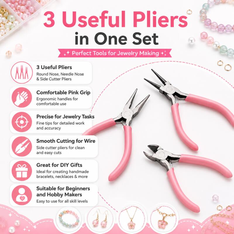 Jewelry Making Pliers Set - 1개/세트 DIY 수공구 펜치 세트, 보석