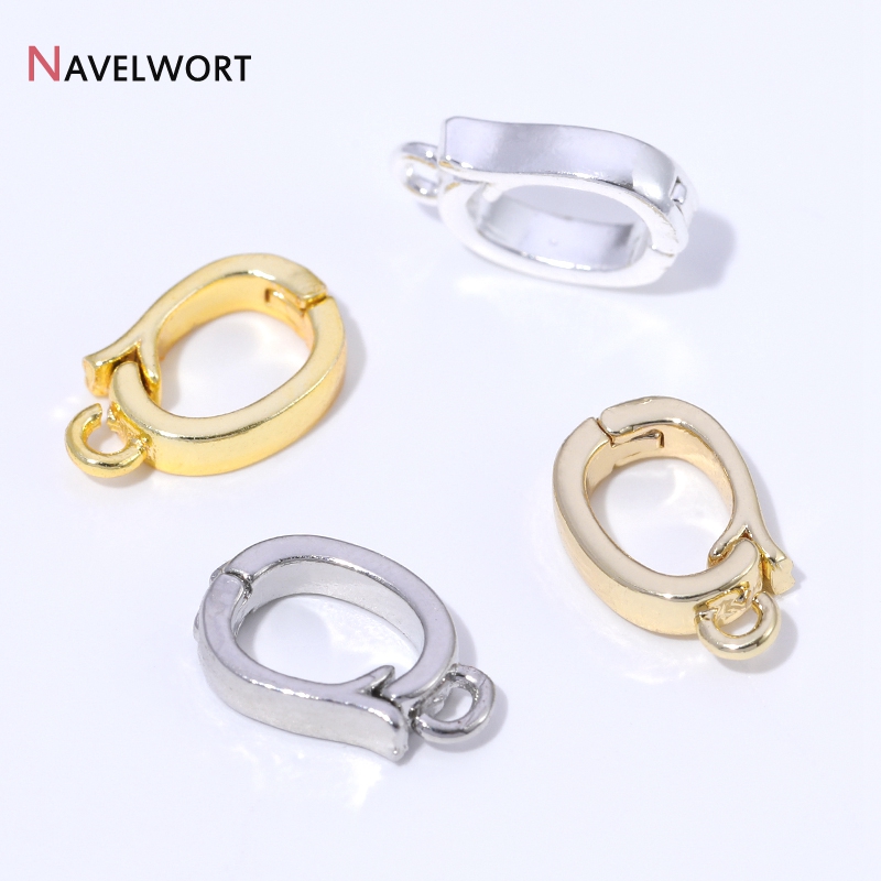 Jewelry Making Pins - 14K/18K 금도금 황동 금속 힌지형 목걸이