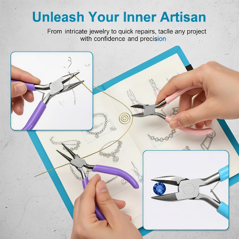Jewelry Making Pliers Set - 보석 제작 도구 DIY 팔찌 귀걸이