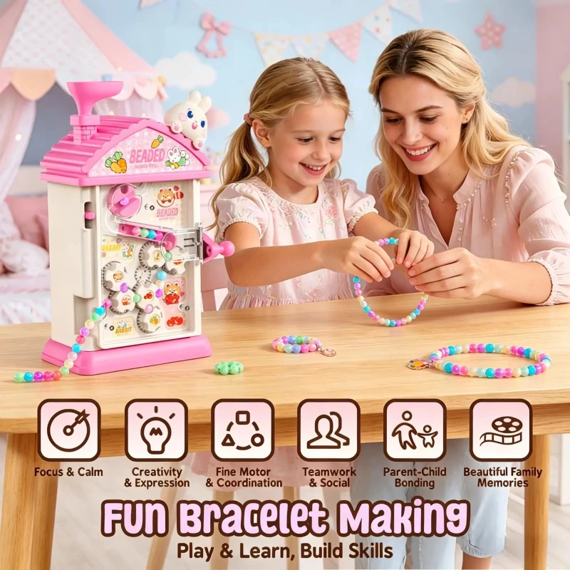 Jewelry Making Kits For Kids - 어린이용 자동 구슬 꿰기 기계 장난감
