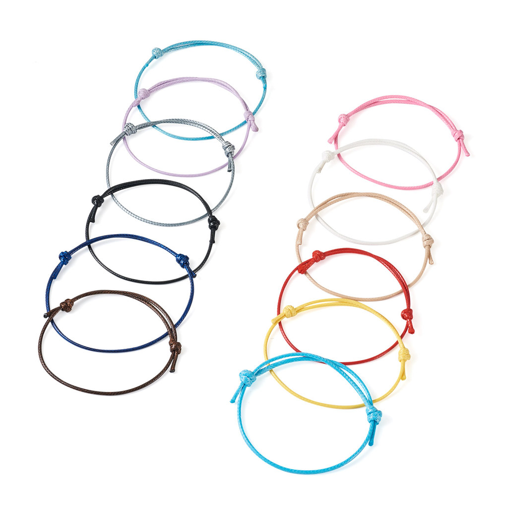 Jewelry Making Wax - 120개 12가지 색상 왁스 처리된 폴리에스터