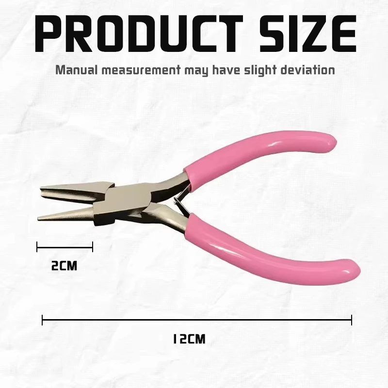 Jewelry Making Rotary Tool - 미니 5인치 원형 오목 플라이어 -