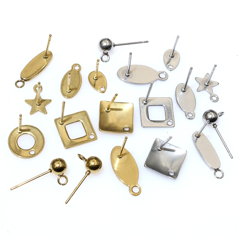 Jewelry Making Designs - 20pcs 스테인레스 스틸 공예 귀걸이 스터드