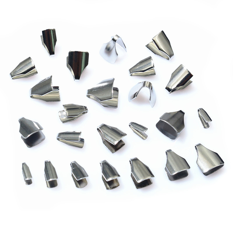 100pcs 스테인레스 스틸 2-7mm 플랫 코드 크림 - Jewelry Making Designs 리뷰 및 가격