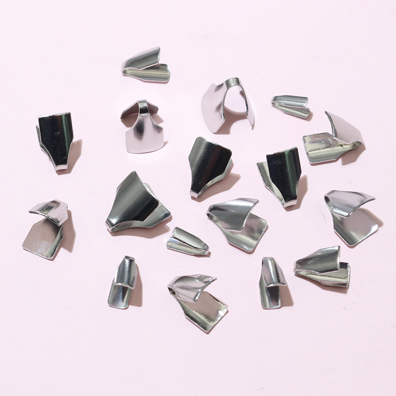 100pcs 스테인레스 스틸 2-7mm 플랫 코드 크림 - Jewelry Making Designs 리뷰 및 가격