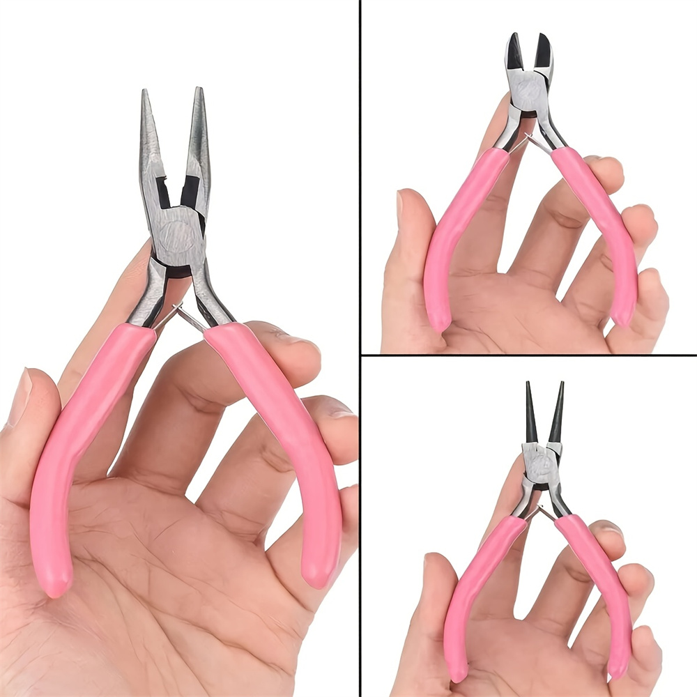 1세트 시니어용 제작 도구 세트, 둥근 코형, 뾰족한  - Jewelry Making Pliers Set 리뷰 및 가격