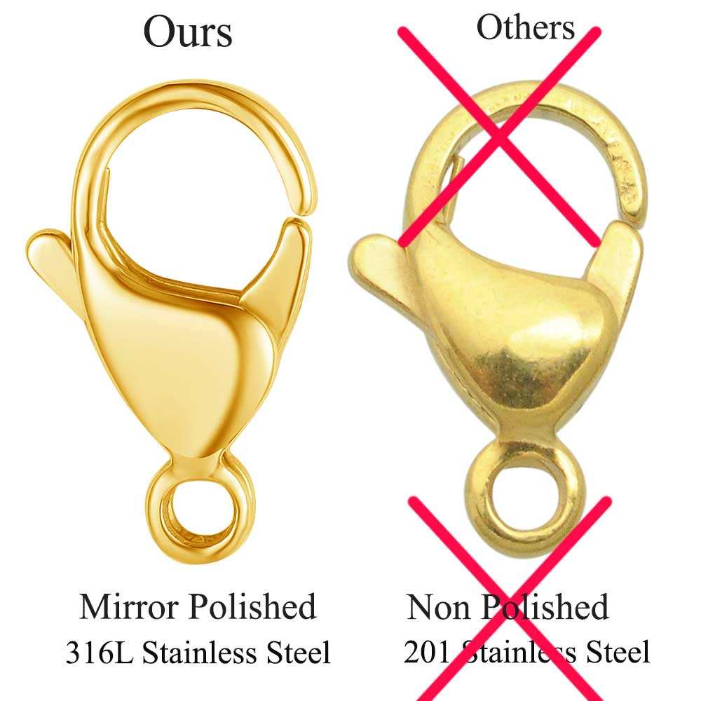 20/30/40 316L 스테인리스 스틸 로브스터 클래 - Jewelry Making Pins 리뷰 및 가격
