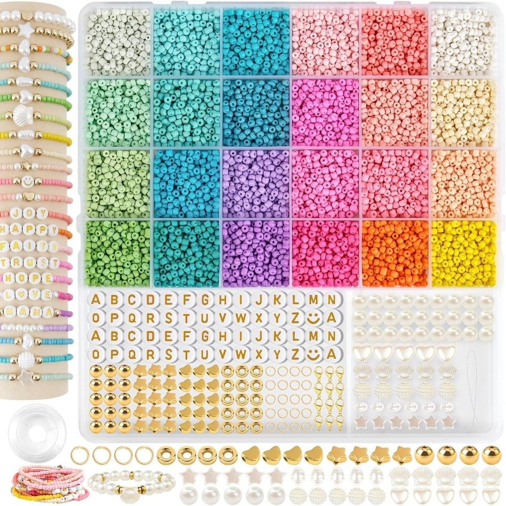 28+2 그리드형 보석 만들기 DIY 팔찌 폰 스트랩  - Jewelry Making Kits For Kids 리뷰 및 가격