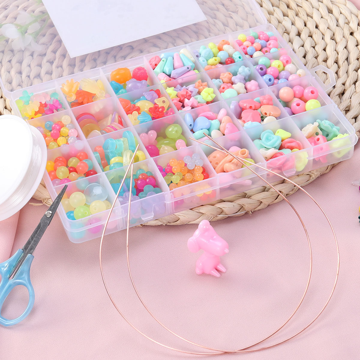 520개 DIY 비즈 세트 - 주얼리 제작용 다양한 모 - Jewelry Making Kits For Kids 리뷰 및 가격