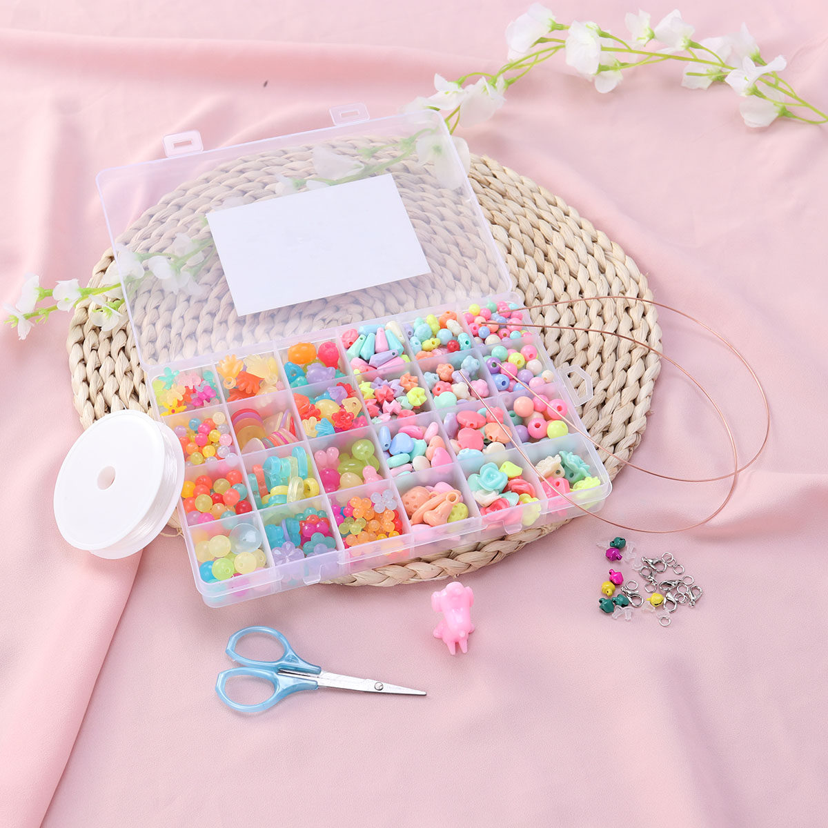 520개 DIY 비즈 세트 - 주얼리 제작용 다양한 모 - Jewelry Making Kits For Kids 리뷰 및 가격