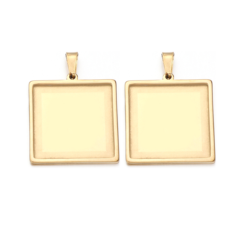 2개입 스테인리스 스틸 10 15 20 25 30mm  - Pendant Blank Bezel 리뷰 및 가격