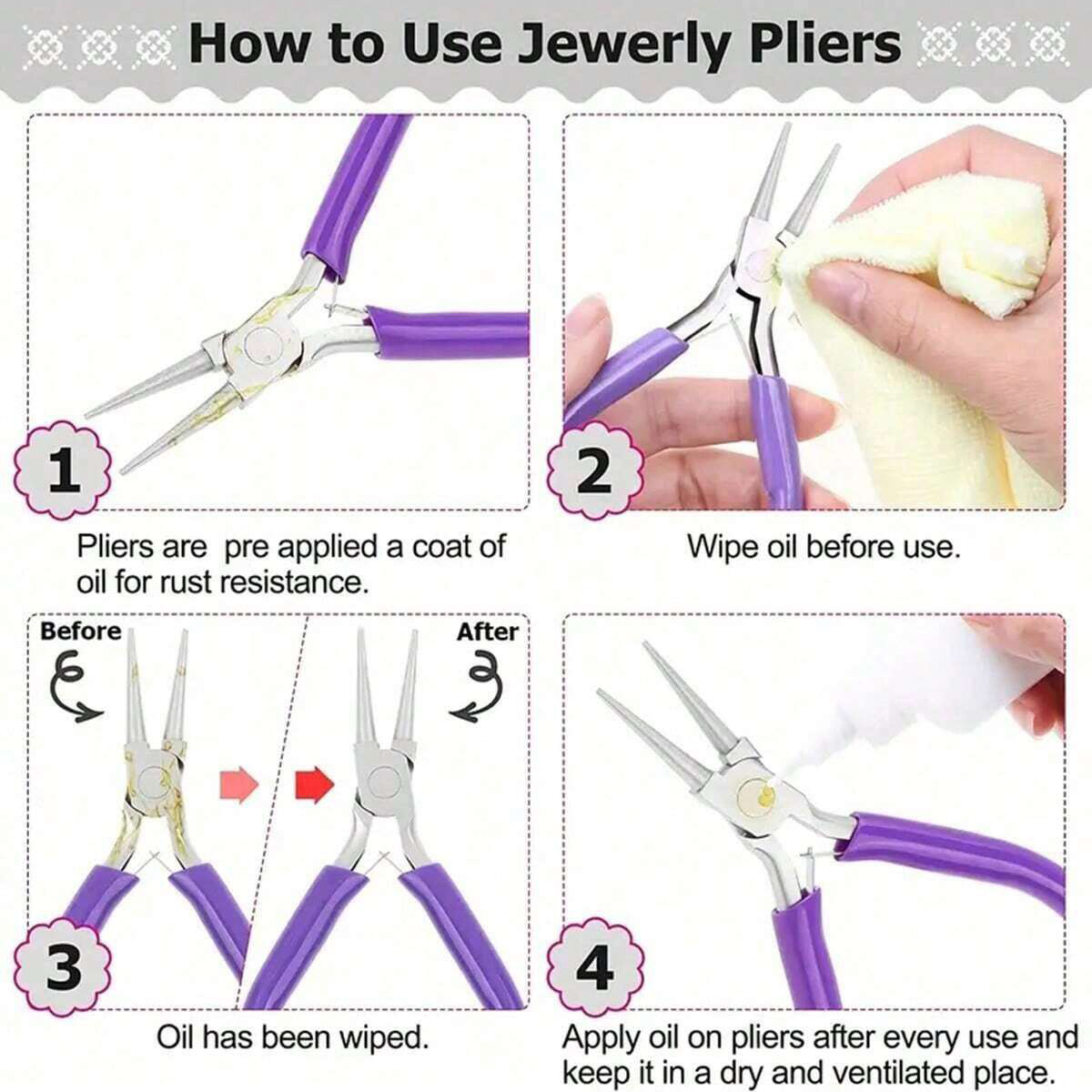 6/5/3개의 바늘 모양 원형 와이어 커터와 곡선형 코 - Jewelry Making Pliers Set 리뷰 및 가격
