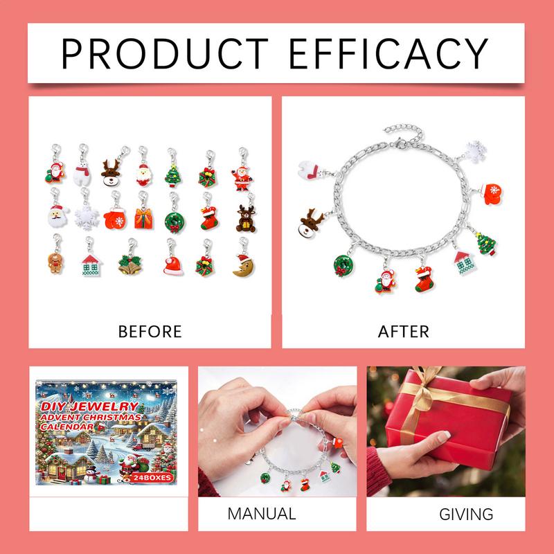크리스마스 주얼리 강림절 달력 DIY 팔찌 만들기 키트 - Jewelry Making Kits For Kids 리뷰 및 가격