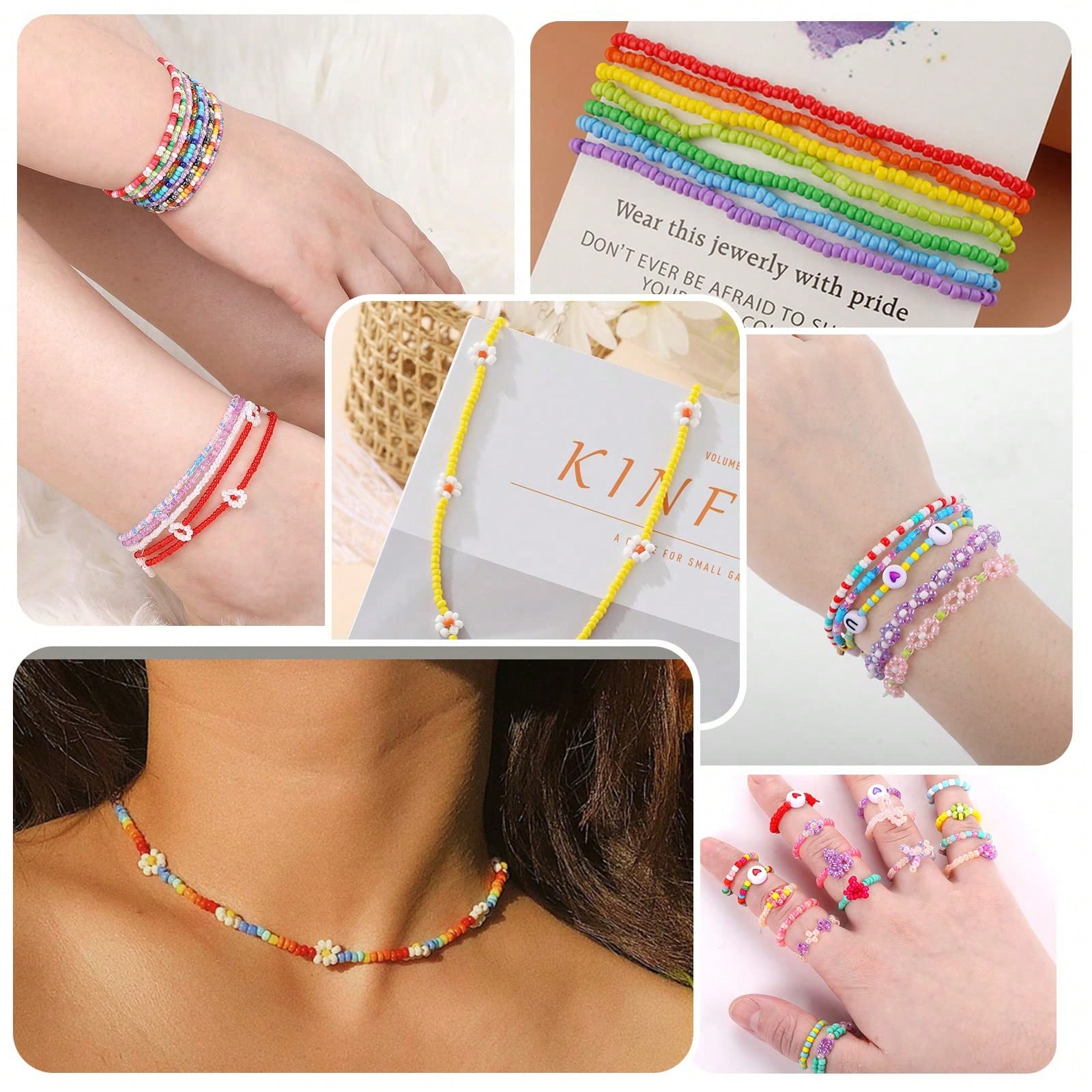 5760개 24칸 그리드 박스 3mm 시드 비즈와 알파 - Jewelry Making Kits For Kids 리뷰 및 가격
