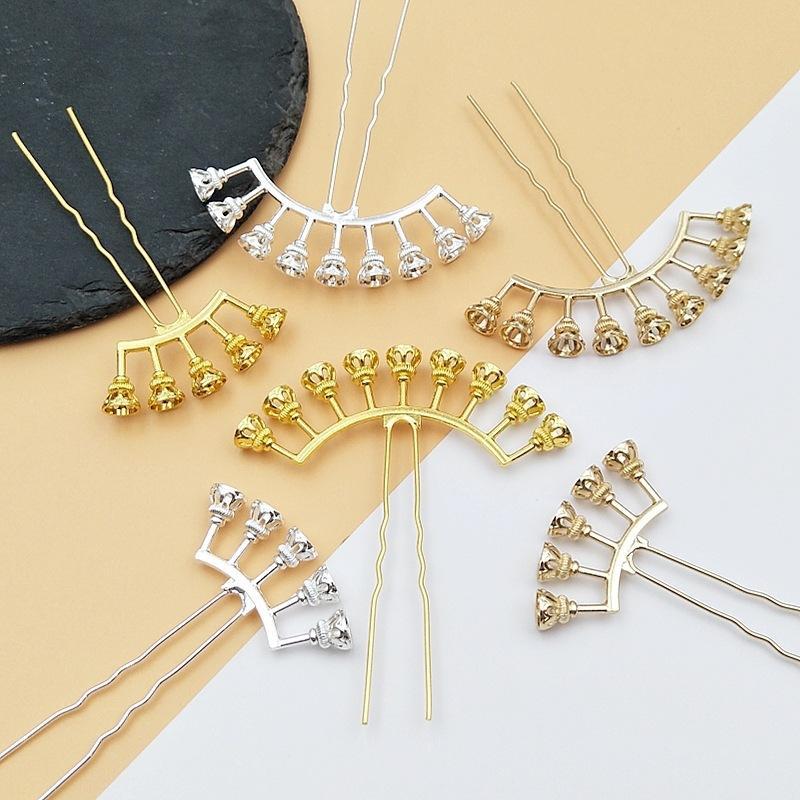 다양한 비즈 장식이 있는 합금 아치형 헤어핀 블랭크,  - Jewelry Making Pins 리뷰 및 가격