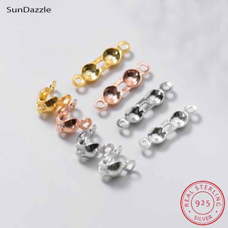 4개 정품 순은 925 스털링 실버 마감 비즈 클래스프 - Jewelry Making Pins 리뷰 및 가격