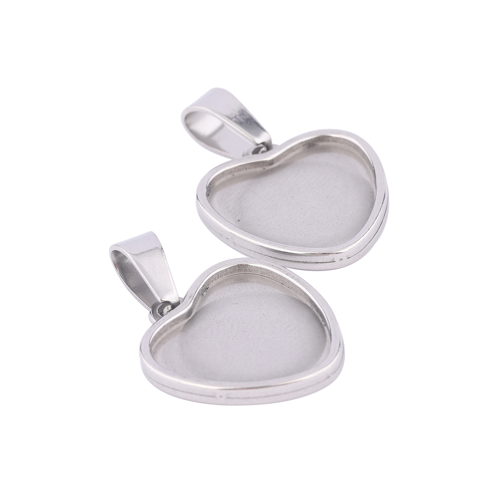 스테인리스 스틸 15mm 하트 카보숑 베이스 세팅 트레 - Pendant Blank Bezel 리뷰 및 가격