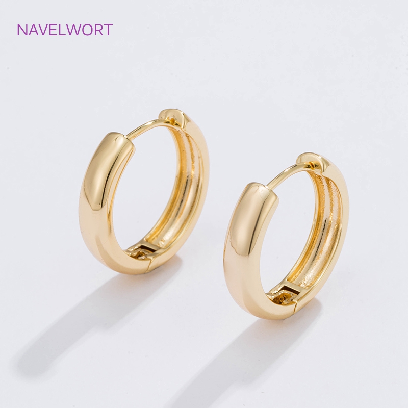 6가지 사이즈의 금도금 원형 후프 귀걸이 여성용 선물, - Jewelry Making Designs 리뷰 및 가격