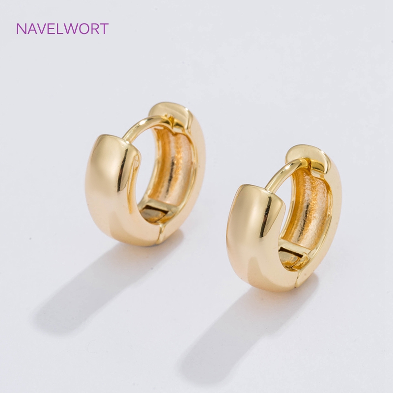 6가지 사이즈의 금도금 원형 후프 귀걸이 여성용 선물, - Jewelry Making Designs 리뷰 및 가격