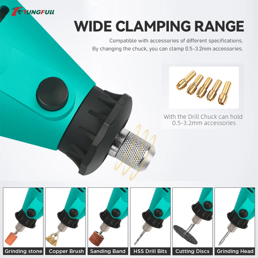 다양한 액세서리가 포함된 TUNGFULL 로터리 공구  - Jewelry Making Rotary Tool 리뷰 및 가격