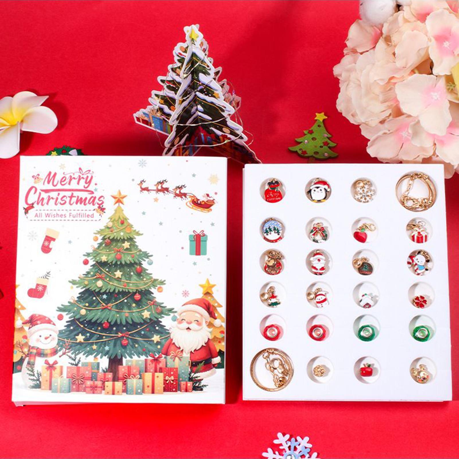 달력 강림절 매력 크리스마스 카운트다운 달력 팔찌 만들 - Jewelry Making Kits For Kids 리뷰 및 가격