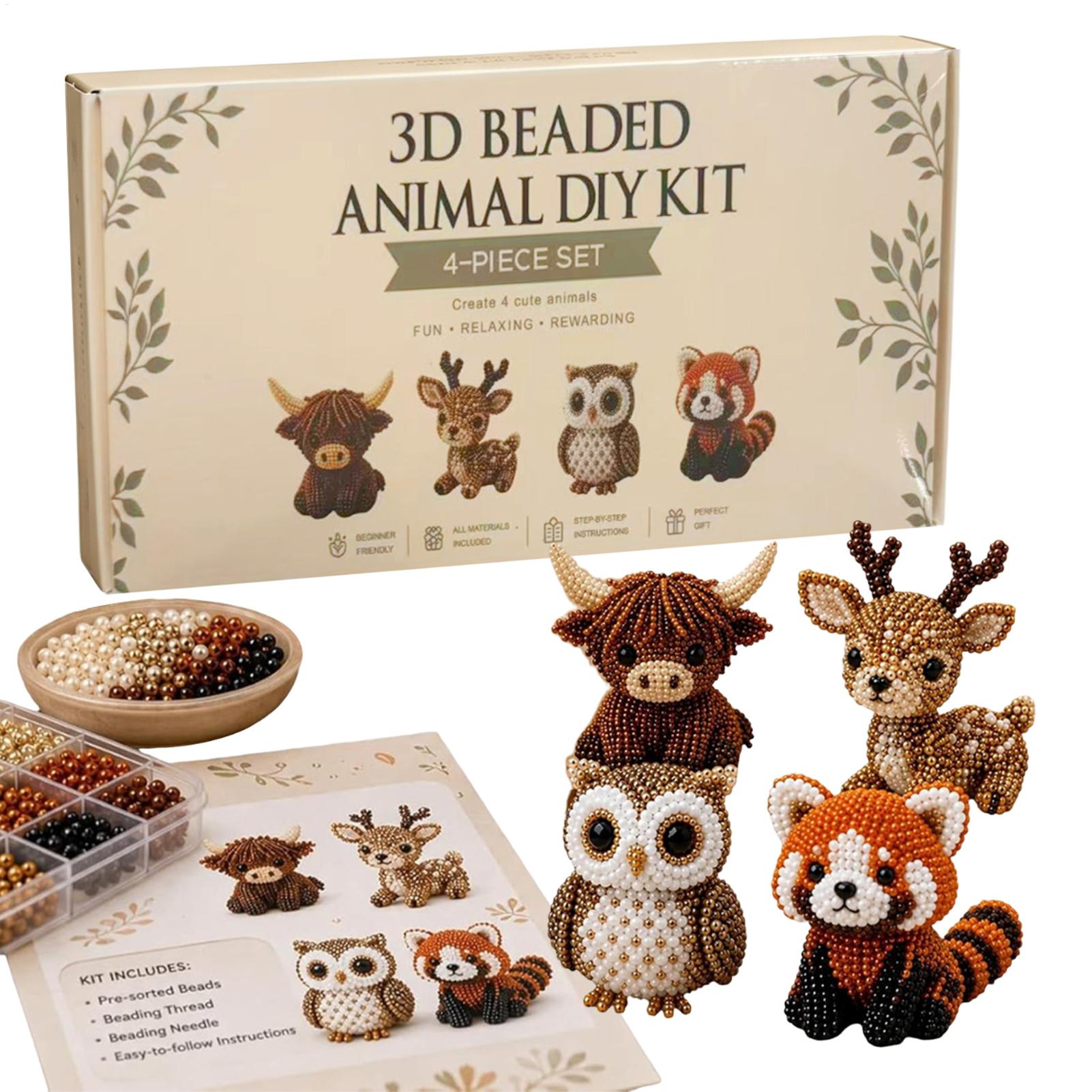 DIY 3D 비즈 동물 키트 수제 비즈 공예 세트 (설 - Jewelry Making Kits For Kids 리뷰 및 가격