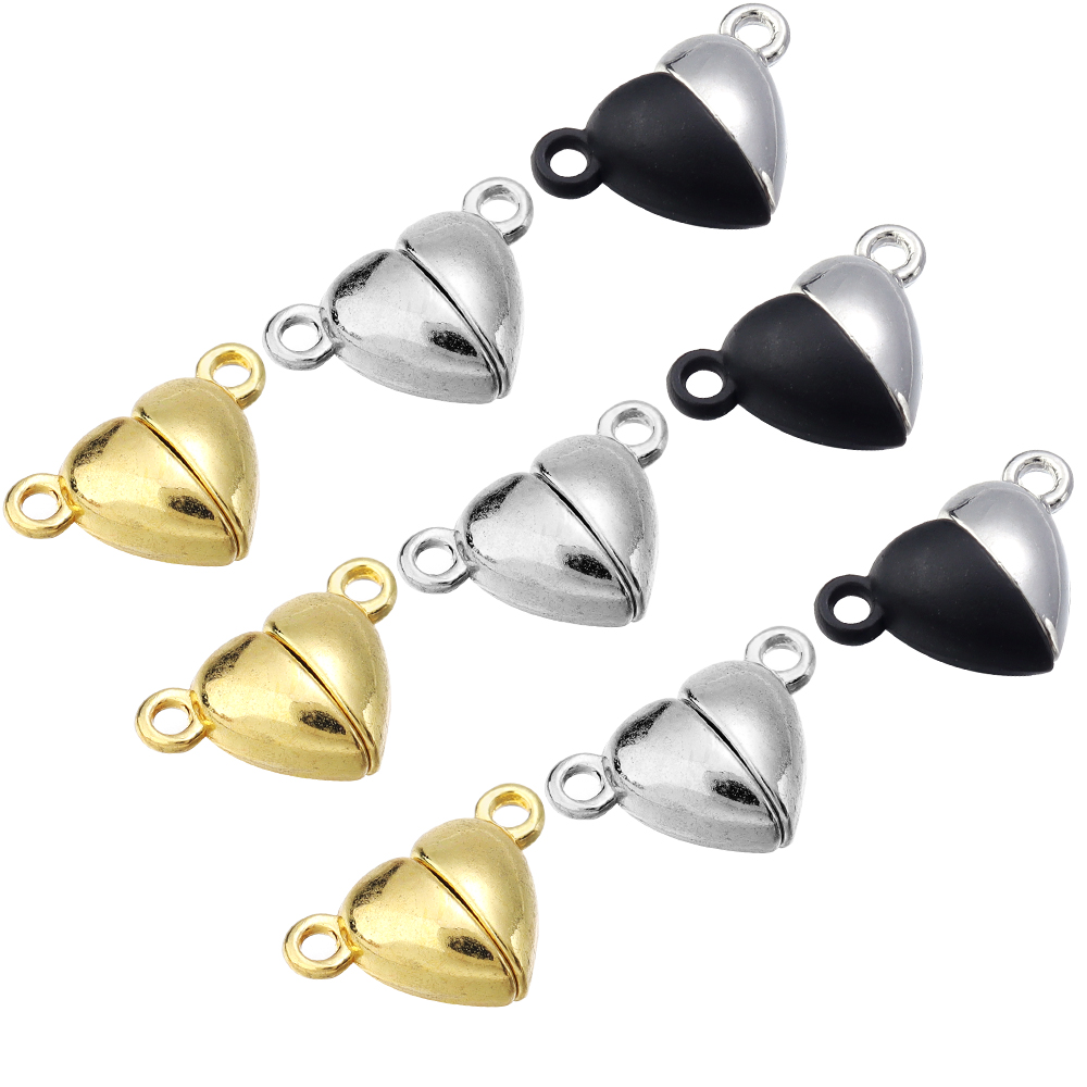 5개/세트 합금 하트 모양 자석 잠금장치, 목걸이 팔찌 - Jewelry Making Pins 리뷰 및 가격