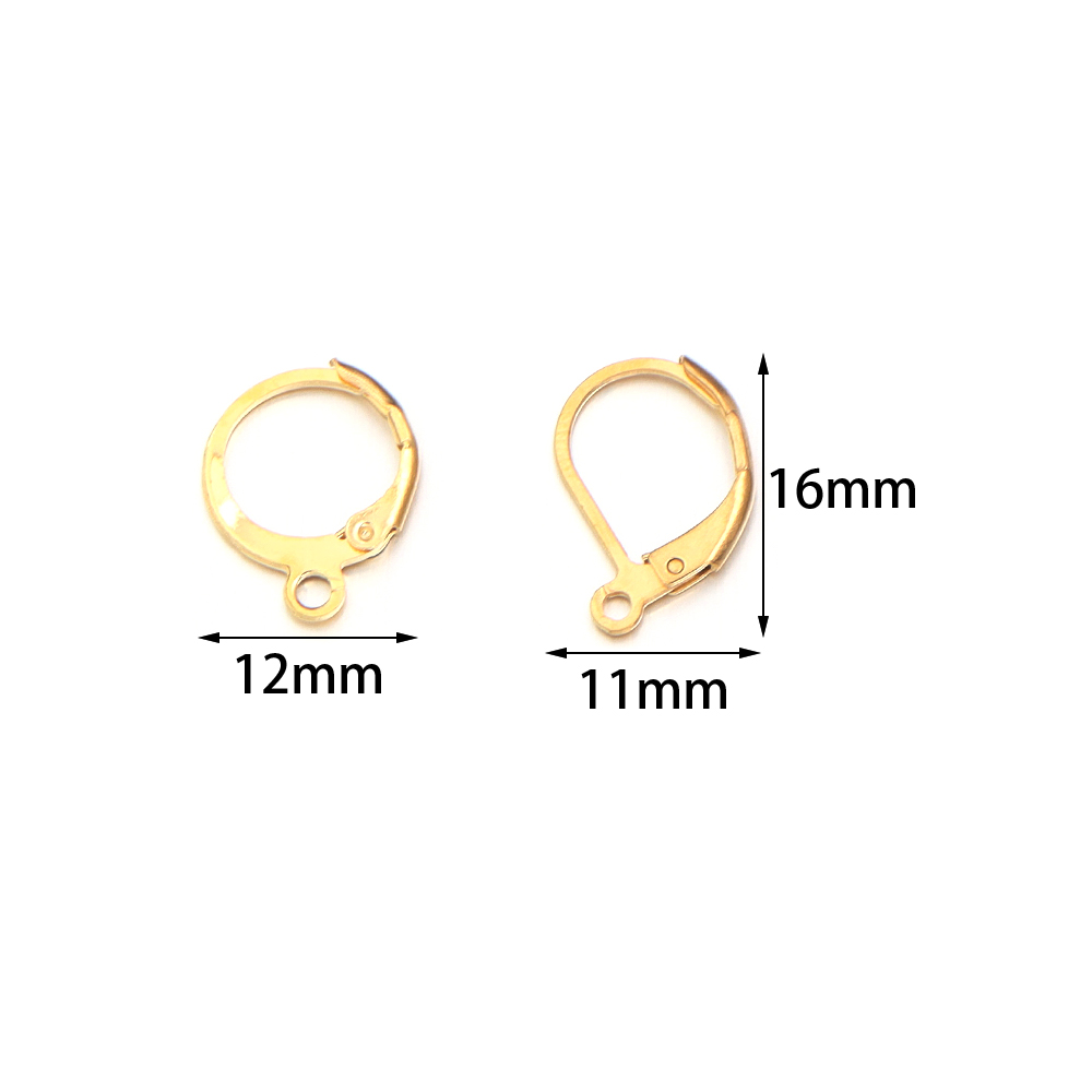 20 개/몫 스테인레스 스틸 귀고리 라운드 귀걸이 후크 - Jewelry Making Designs 리뷰 및 가격