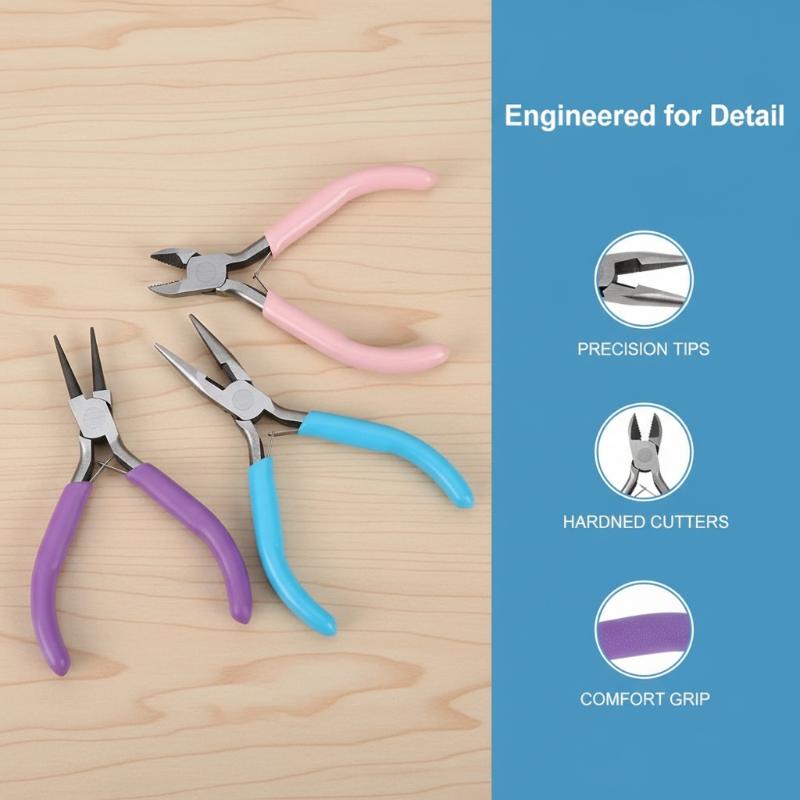 보석 제작 도구 DIY 팔찌 귀걸이 목걸이 수공예 조립 - Jewelry Making Pliers Set 리뷰 및 가격