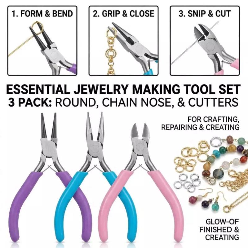 보석 제작 도구 DIY 팔찌 귀걸이 목걸이 수공예 조립 - Jewelry Making Pliers Set 리뷰 및 가격