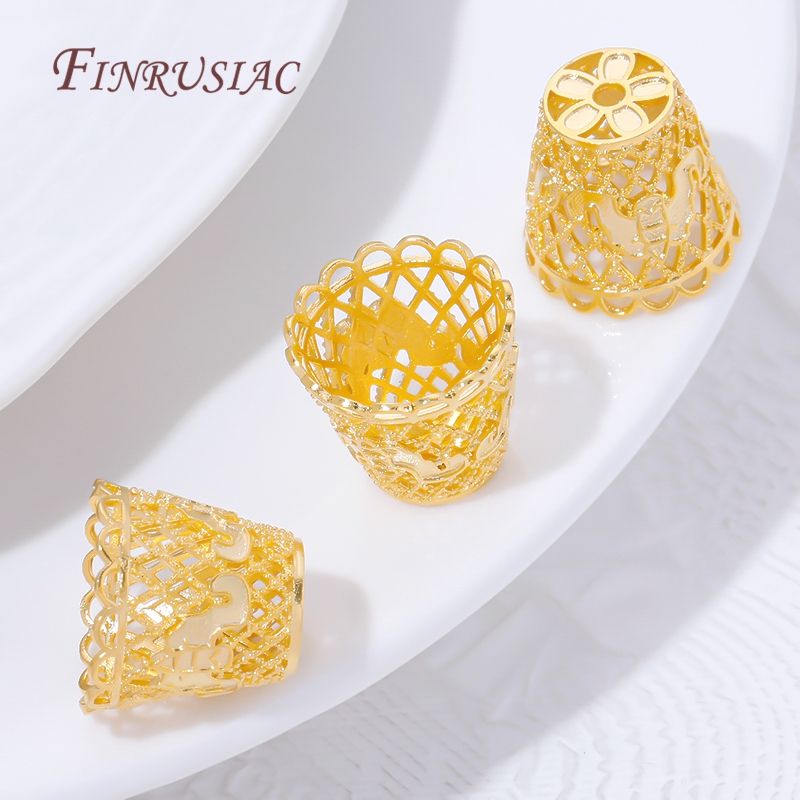 18K 금도금 태슬 엔드 캡 도매 쥬얼리 부자재, 팔찌 - Jewelry Making Materials Wholesale 리뷰 및 가격