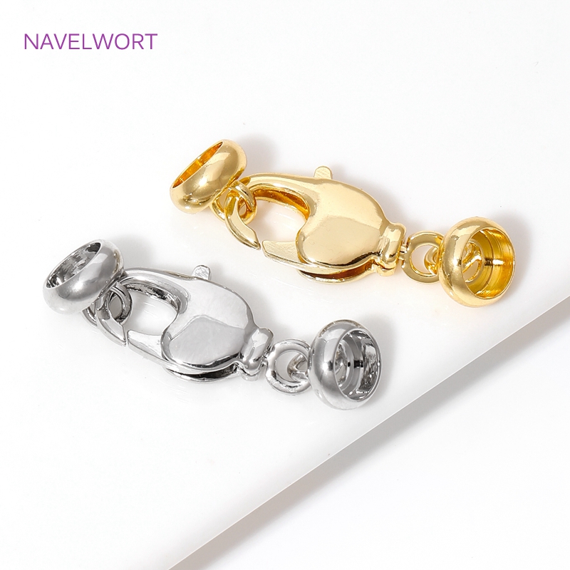 18K 골드 도금 황동 랍스터 걸쇠 커넥터, 보석 엔드 - Jewelry Making Designs 리뷰 및 가격