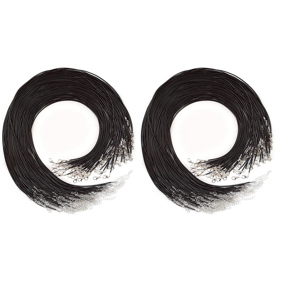 40개 20인치 블랙 왁스 처리된 목걸이 줄(클라스프  - Jewelry Making Wax 리뷰 및 가격