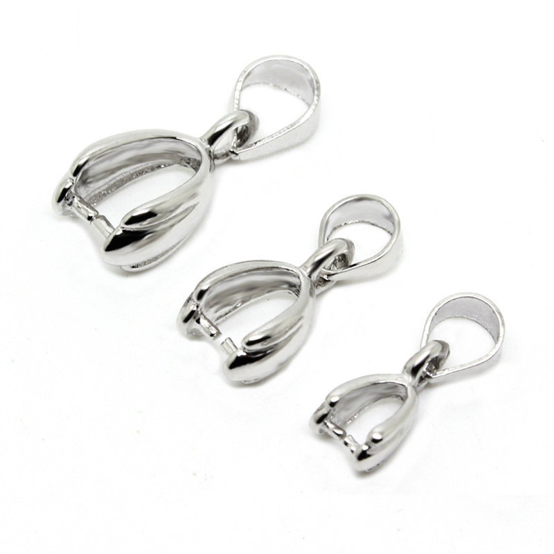 10Pcs 925 스털링 실버 도금 구리 펜던트 핀치  - Jewelry Making Pins 리뷰 및 가격