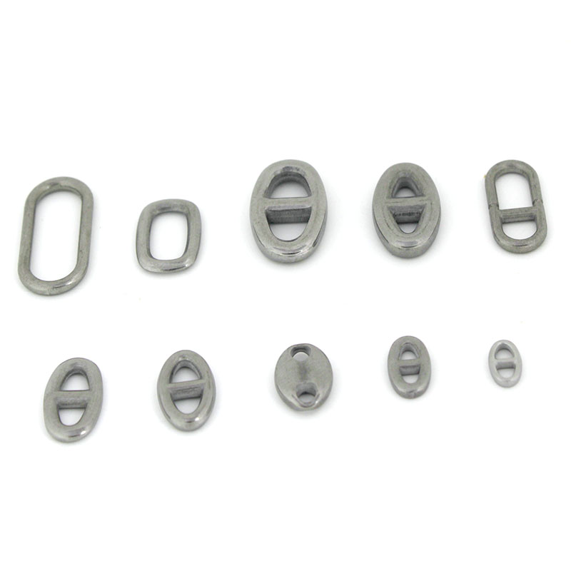 10개 스테인리스 스틸 이중 구멍 타원형 커넥터 참 장 - Jewelry Making Pins 리뷰 및 가격
