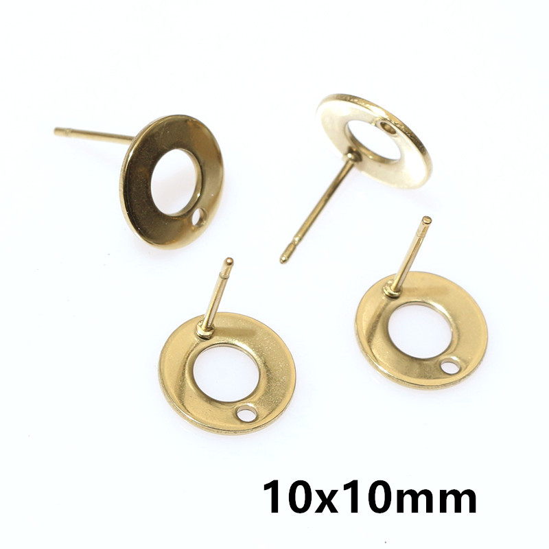 20pcs 스테인레스 스틸 공예 귀걸이 스터드 기하학적 - Jewelry Making Designs 리뷰 및 가격