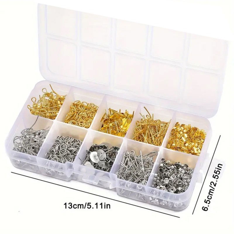 1세트 박스형 귀걸이 훅 싱글 루프 귀마개 세트 수제  - Jewelry Making Materials Wholesale 리뷰 및 가격