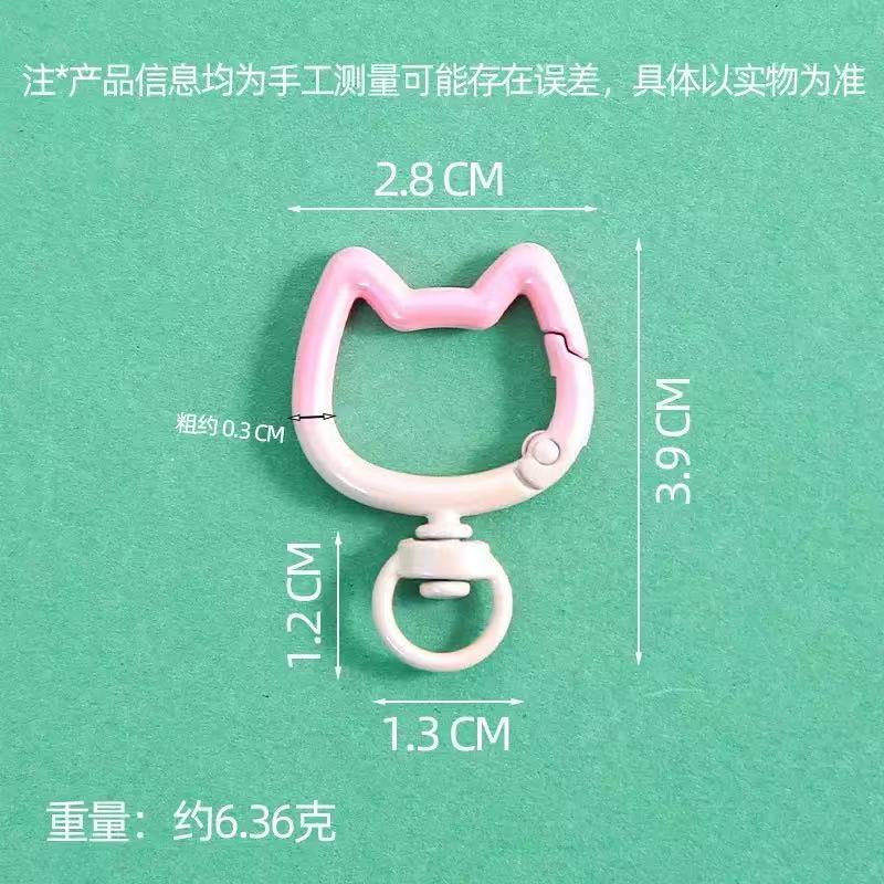 5-10PCS 그라디언트 귀여운 고양이 걸쇠 개방형 커 - Jewelry Making Pins 리뷰 및 가격