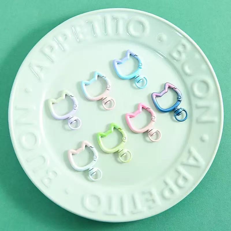 5-10PCS 그라디언트 귀여운 고양이 걸쇠 개방형 커 - Jewelry Making Pins 리뷰 및 가격