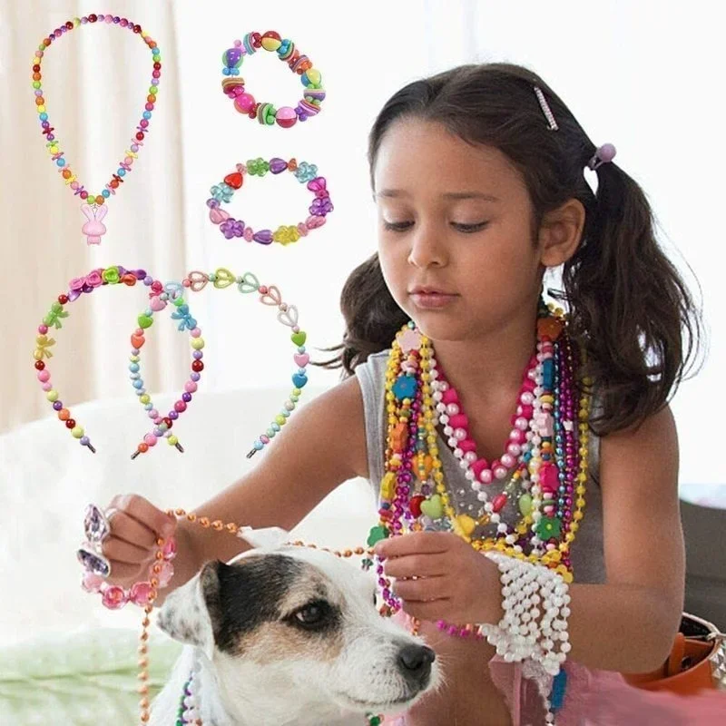 여아용 DIY 비즈 세트, 쥬얼리 제작 키트, 진주 비 - Jewelry Making Kits For Kids 리뷰 및 가격